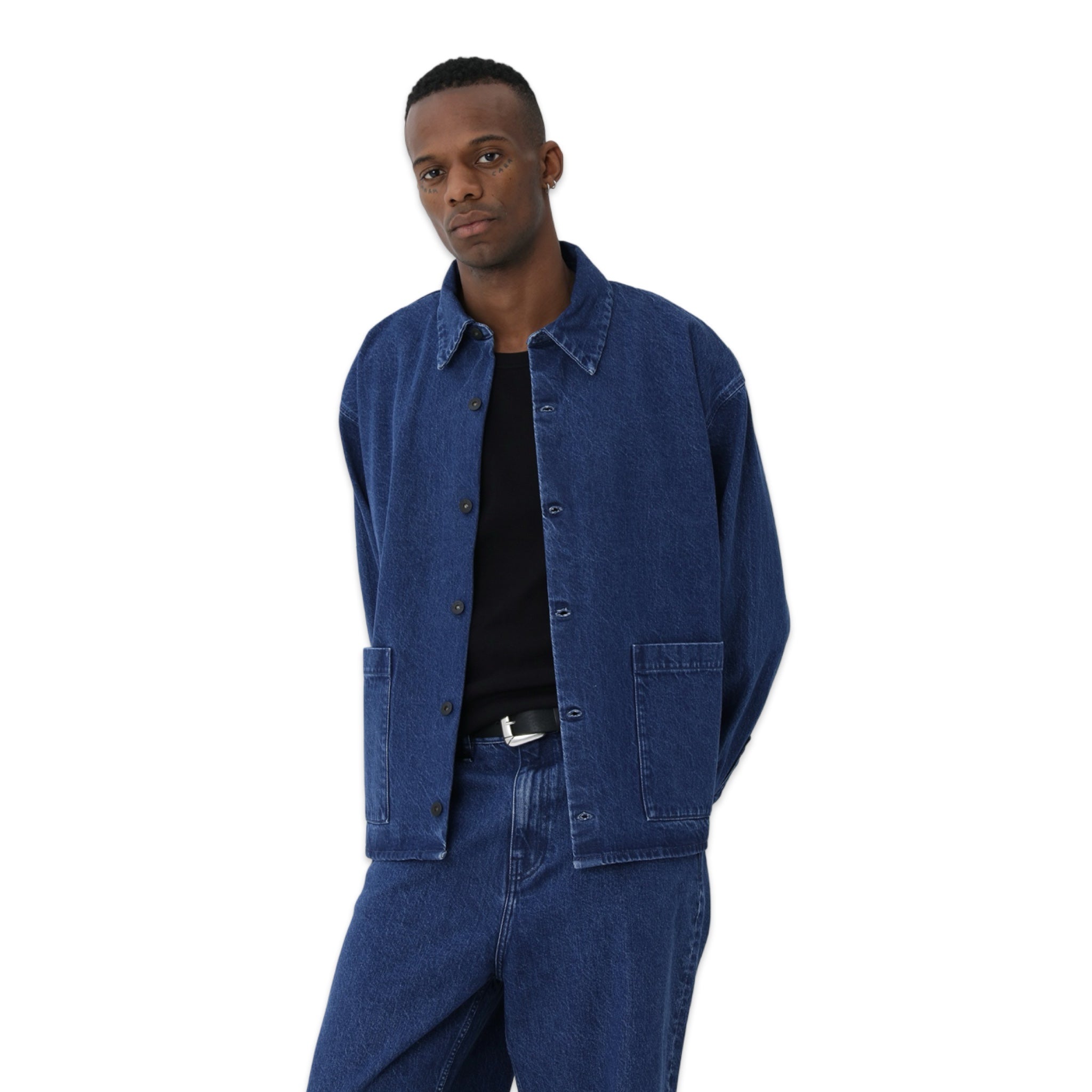 Won Hundred Dustin.01 Shirt Jacket yal medium dark blue