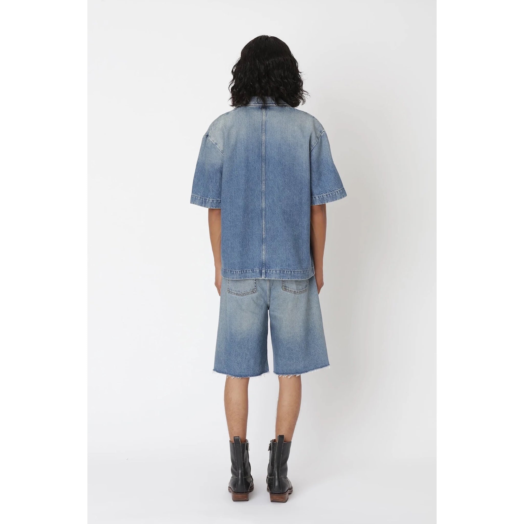 Won Hundred Desmond Denim Shirt  light blue
