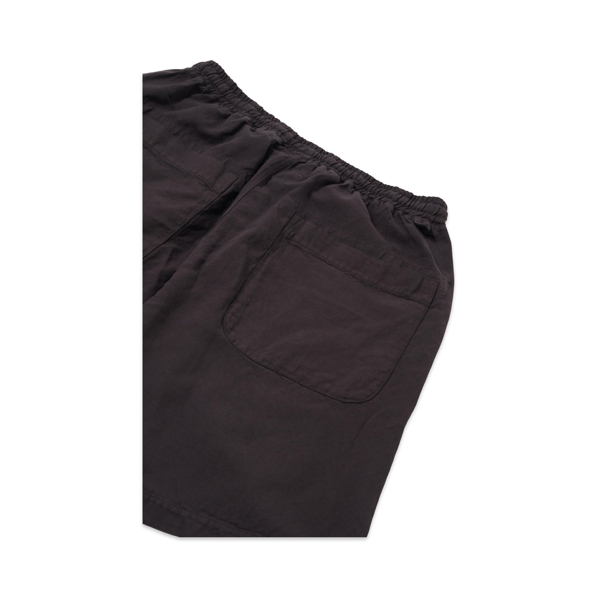 Universal Works Simple Short Lyocell Linen Mix licorice