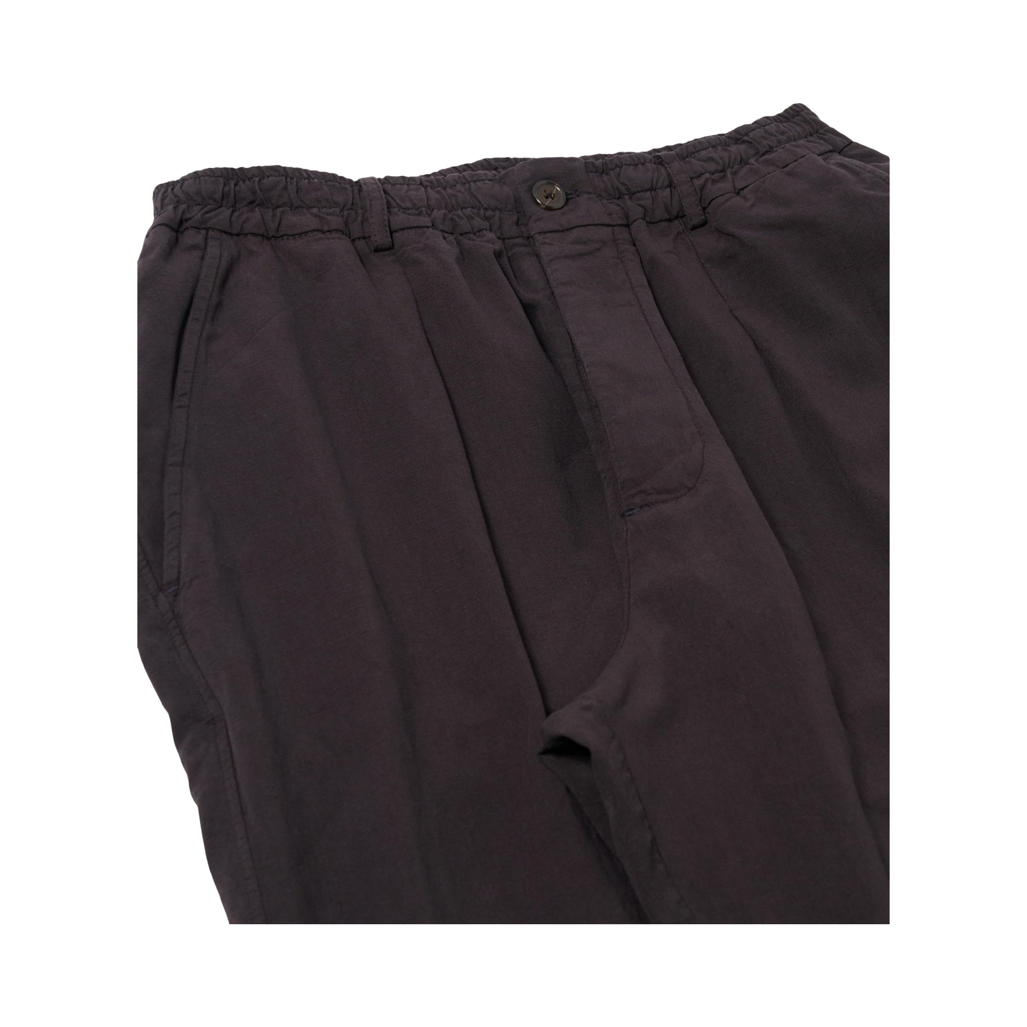 Universal Works Oxford Pant Lyocell Linen Mix licorice