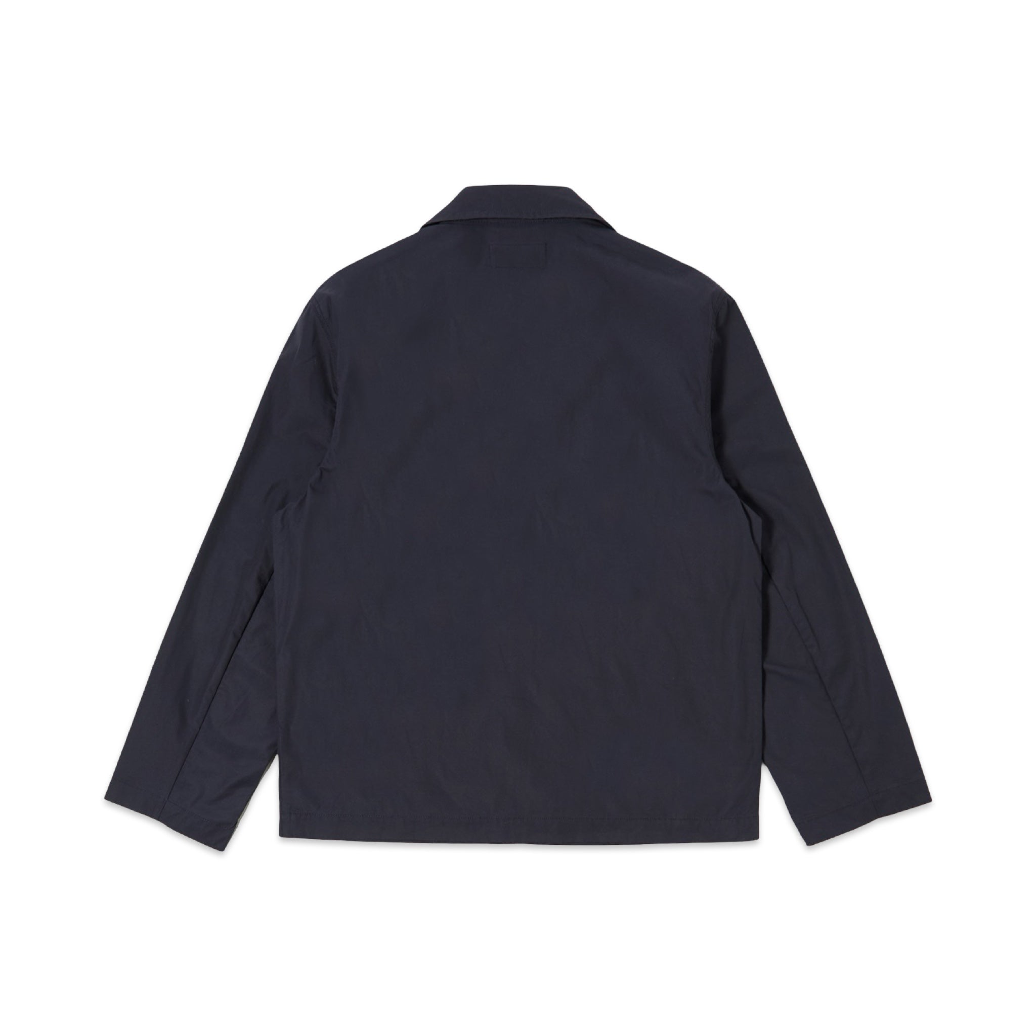 Universal Works Franck Jacket Peached Poplin navy