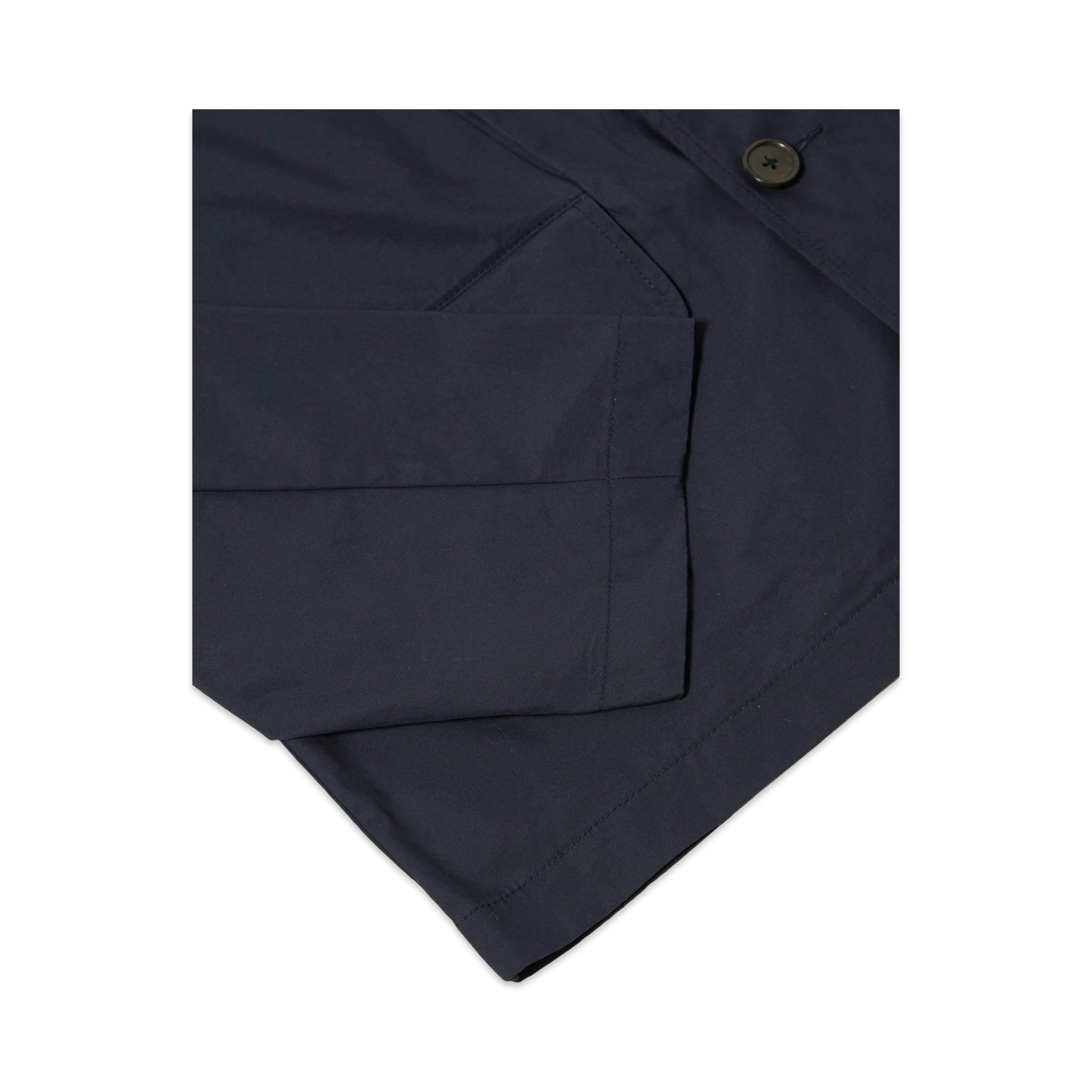 Universal Works Franck Jacket Peached Poplin navy
