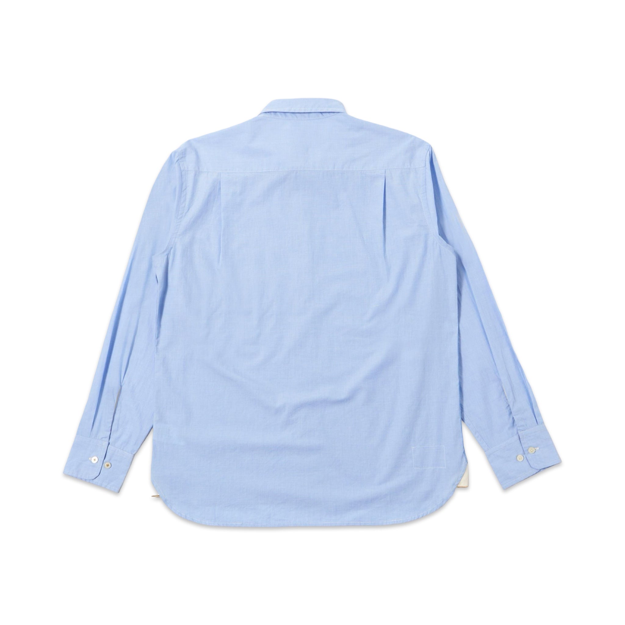 Universal Works Mixed Square Pocket Shirt Fil a Fil sky/blue