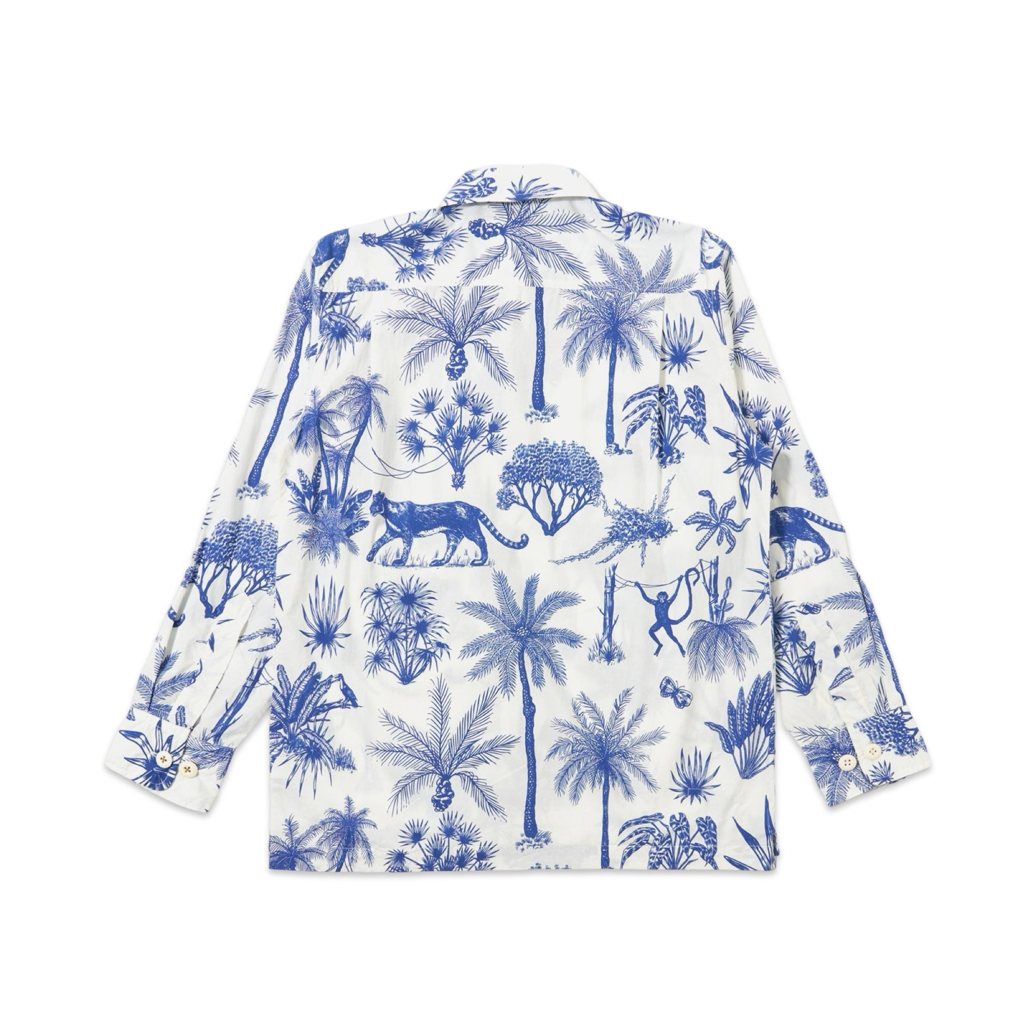 Universal Works Fatigue Shirt Jungle Toile Poplin white