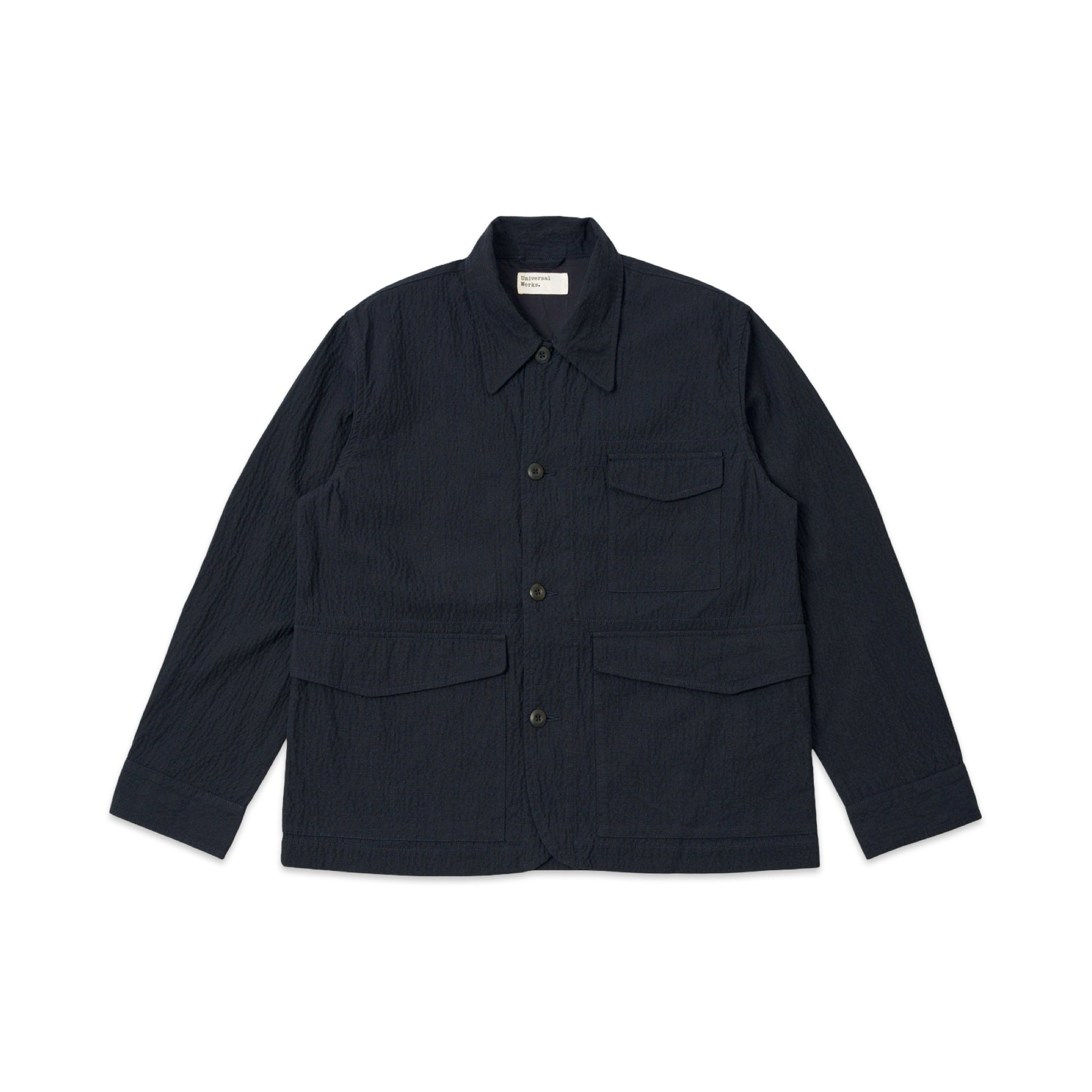 Universal Works Duty Jacket Ospina Cotton dark navy