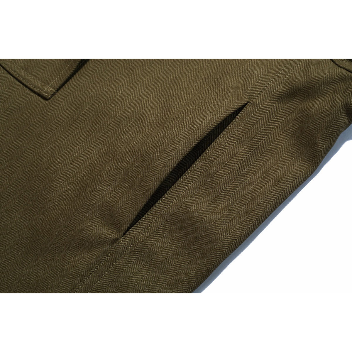 Standardtypes Swedish Jacket Herringbone Twill olive