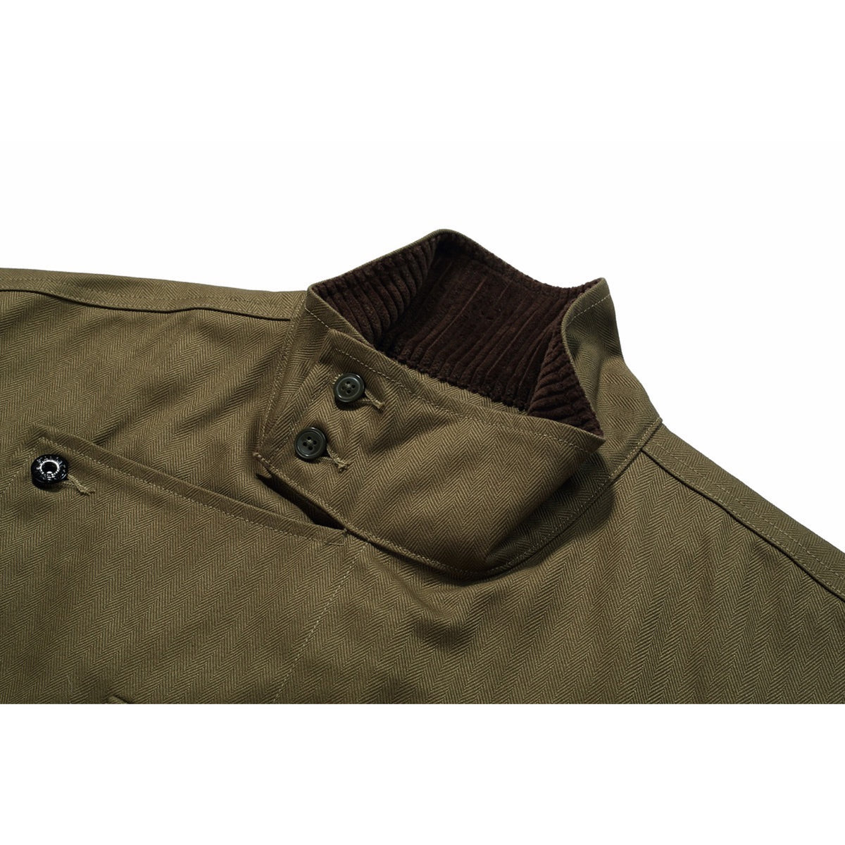 Standardtypes Swedish Jacket Herringbone Twill olive