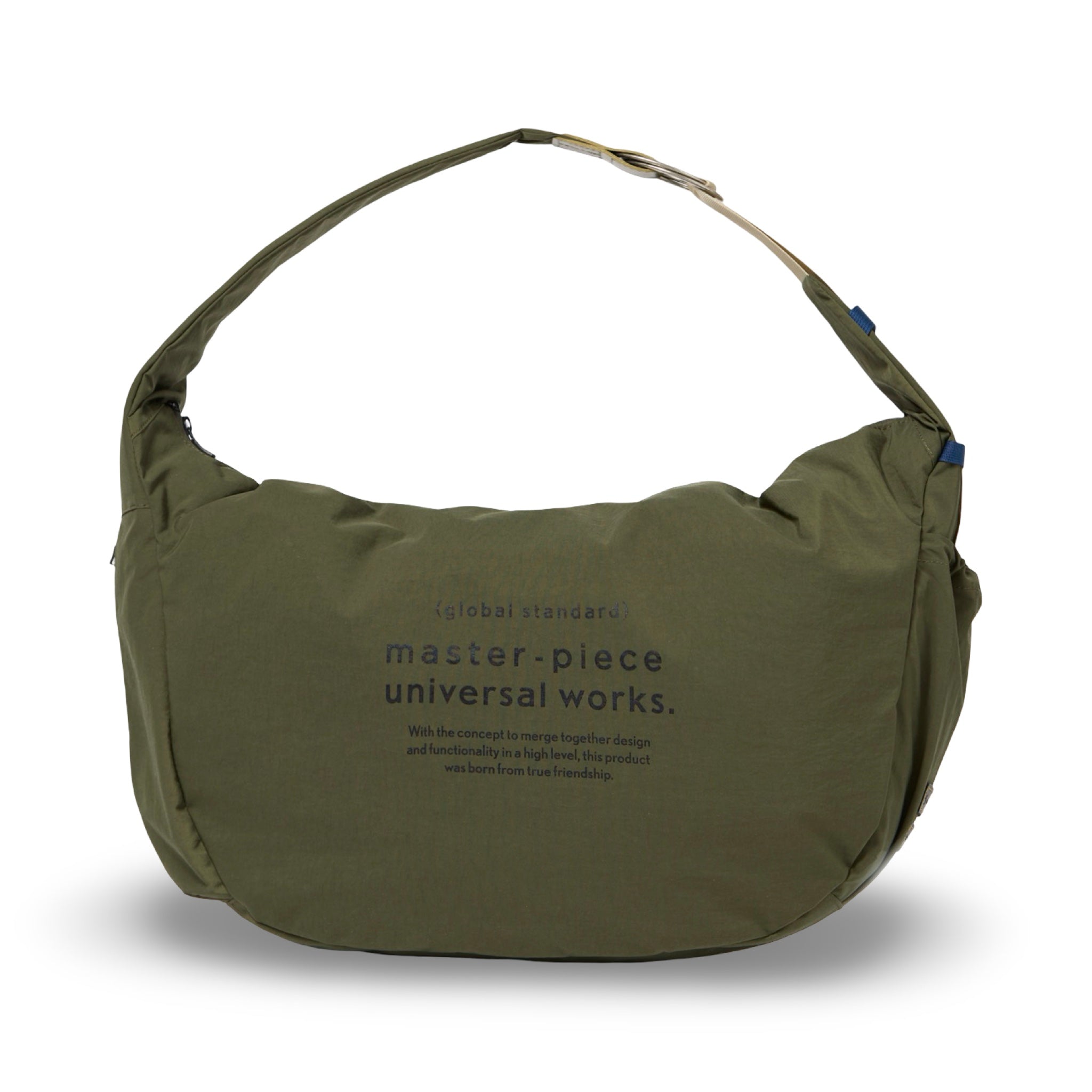 master-piece x Universal Works Shoulder Bag L olive