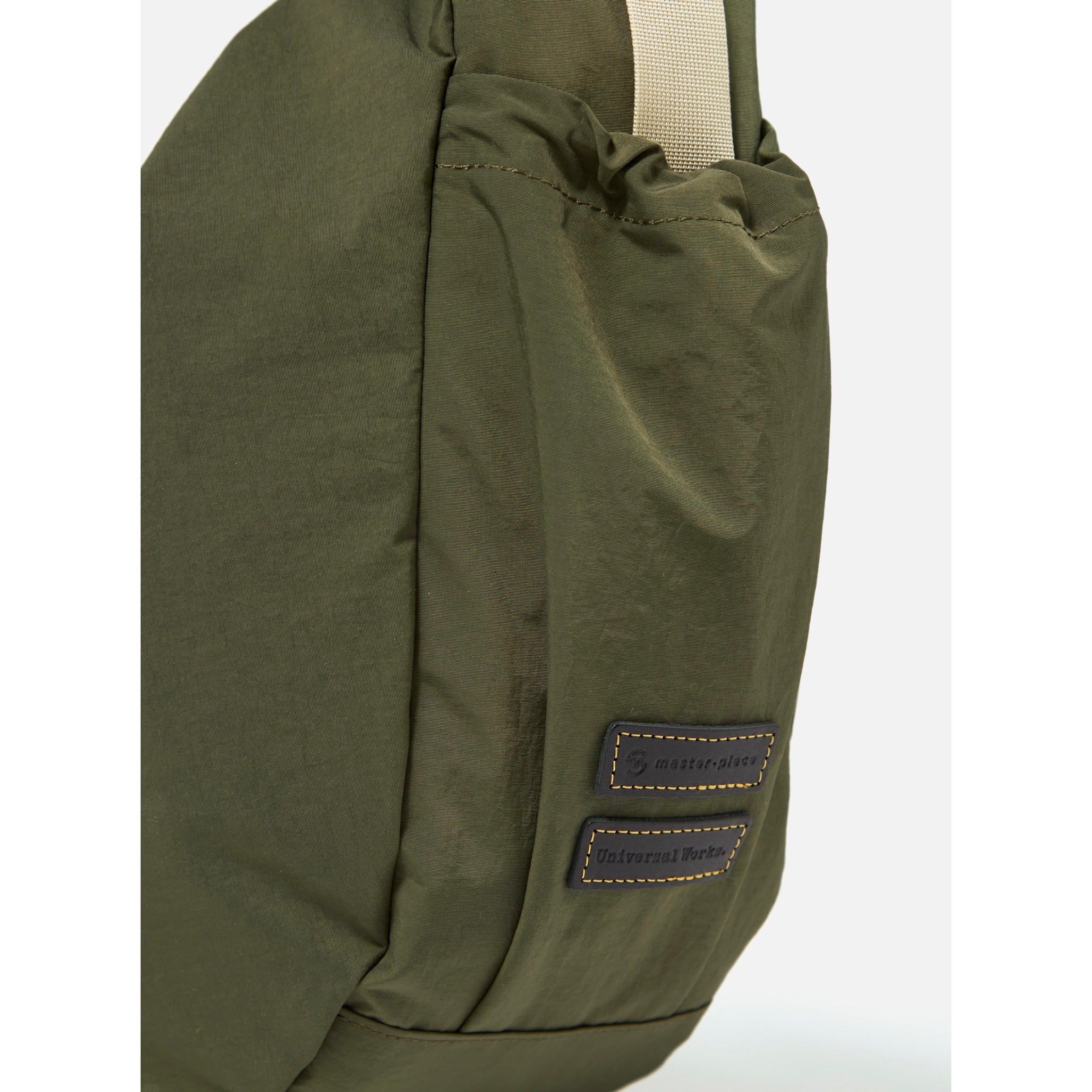 master-piece x Universal Works Shoulder Bag L olive