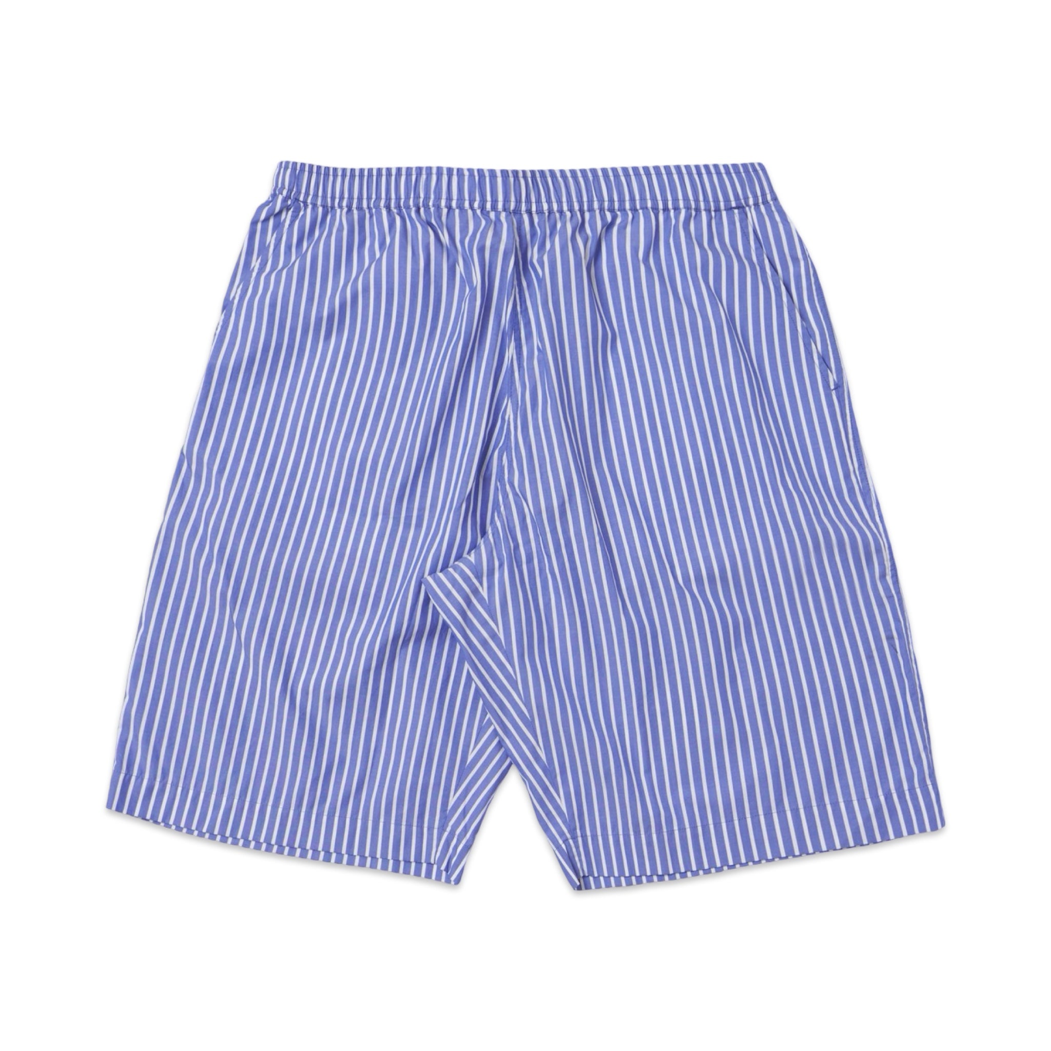 Universal Works Vacation Short Cotton Stripe blue/white