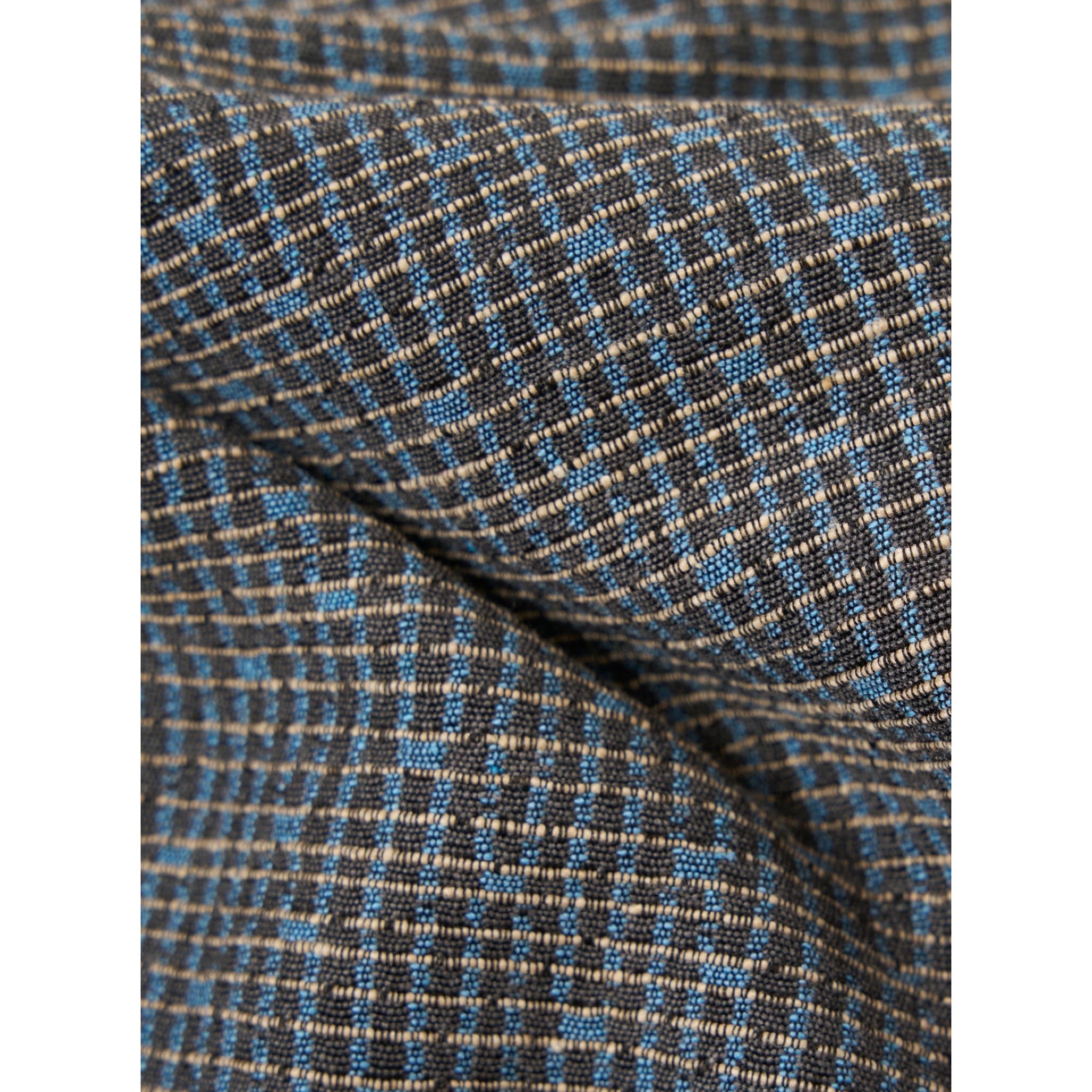 Universal Works Field Jacket Jacquard Weave grey/blue