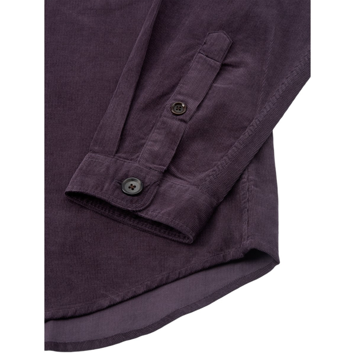 Oliver Spencer Treviscoe Shirt mersey cord aubergine