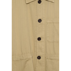 Universal Works Field Jacket herringbone cotton sand P28007