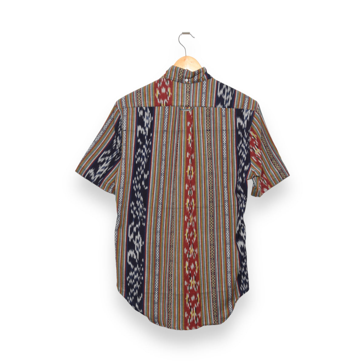 Gitman Brothers Vintage button down shortsleeve sunset ikat dobby