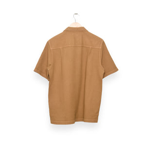 Universal Works Camp Shirt japanese waffle bronze P28027