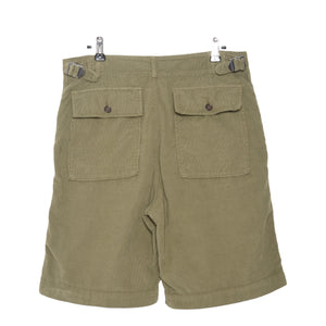 Universal Works Fatigue Short Summer Cord bright olive P26021