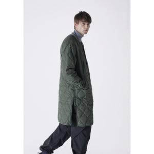 TAION Military U-Neck Coat dark olive