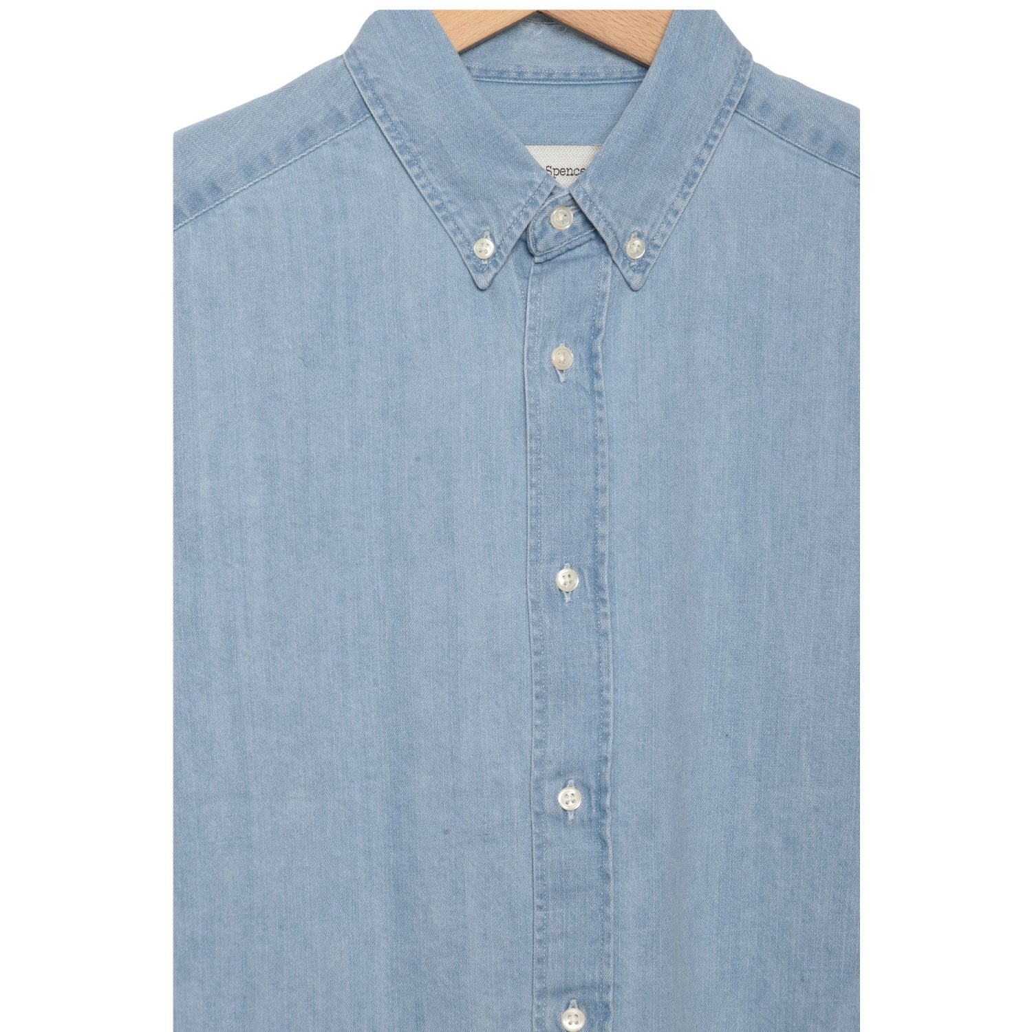 Oliver Spencer brook shirt denim light