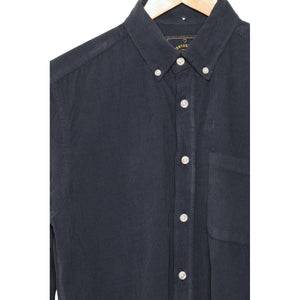 Portuguese Flannel Cord Button Down navy