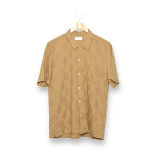 Universal Works Road Shirt dot cotton cumin 28684