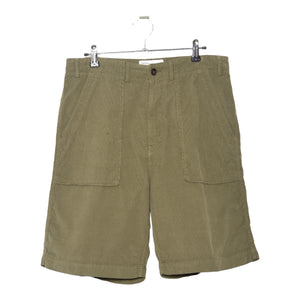 Universal Works Fatigue Short Summer Cord bright olive P26021